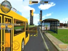 Simulator de conducere cu autobuzul școlar 2019